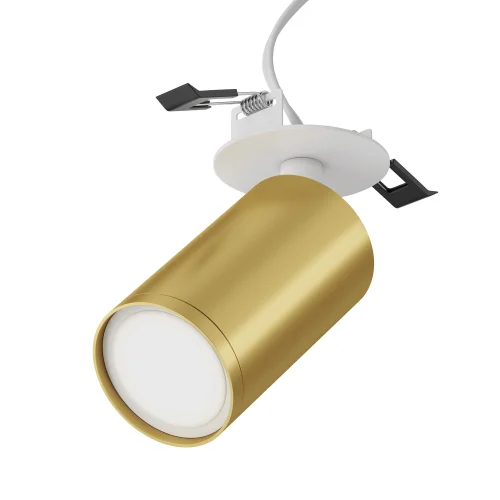 Светильник точечный Focus S C049CL-U-1WMG Maytoni матовый золото 1 лампа, основание белое в стиле современный  фото 2
